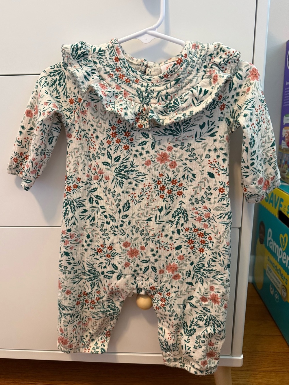 Wonder Nation ruffled romper